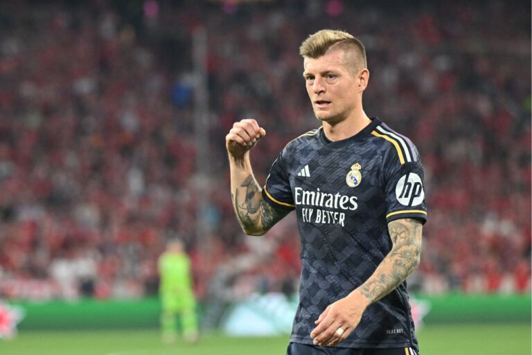 <p>Kroos terá chance de se despedir do Real com mais um título da Champions. Foto: Kerstin Joensson/AFP</p>