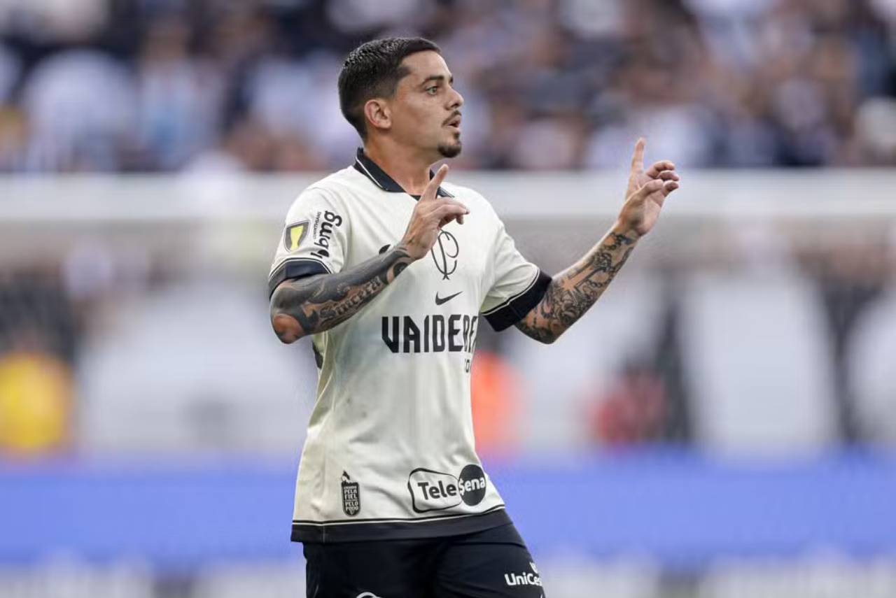 Fagner usou a camisa 12 que era de Cássio. Foto: Rodrigo Coca/Corinthians