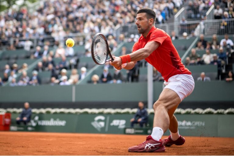 <p>Novak Djokovic em quadro. Foto: Reprodução</p>
