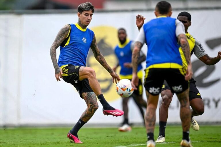 <p>Erick Pulgar, volante do Flamengo (Foto: Marcelo Cortes/CRF)</p>
