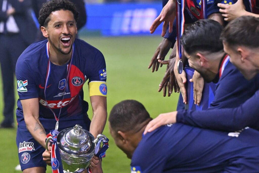 O PSG venceu a Copa da França pela 15ª vez. Foto: Reprodução/X
