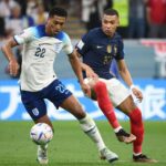 Bellingham e Mbappé se enfrentaram na Copa do Mundo de 2022