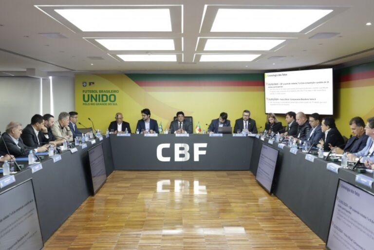 <p>Conselho Técnico Extraordinário aconteceu na sede da CBF nesta segunda-feira (Foto: Rafael Ribeiro/CBF)</p>
