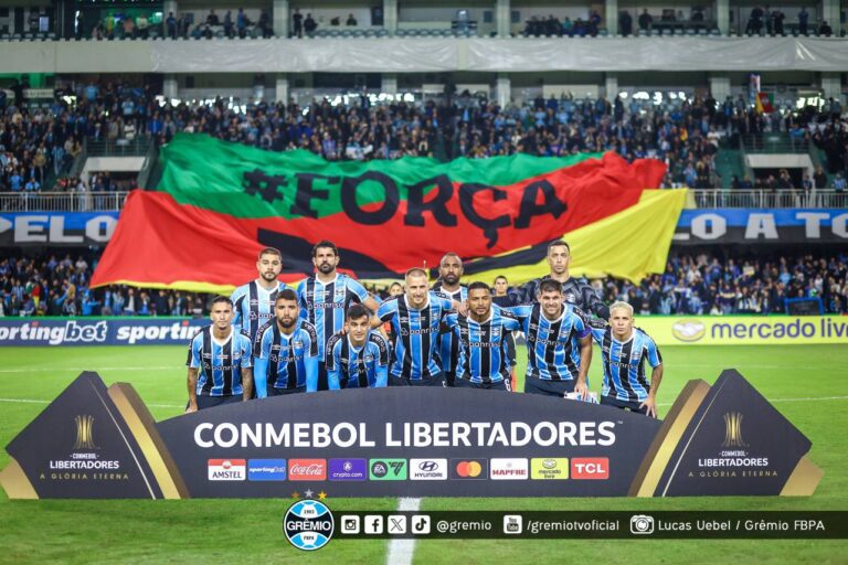 <p>O Grêmio ainda tem dois jogos em atraso da competição. Foto: Lucas Uebel/Grêmio</p>
