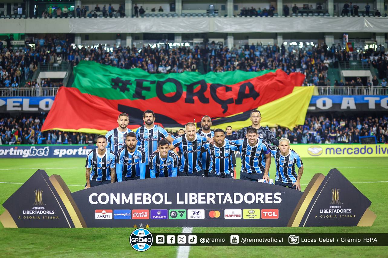 O Grêmio ainda tem dois jogos em atraso da competição. Foto: Lucas Uebel/Grêmio
