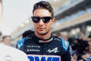 Piloto Esteban Ocon, da Alpine, na Fórmula 1