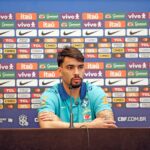 Lucas Paquetá em entrevista coletiva na Seleção Brasileira