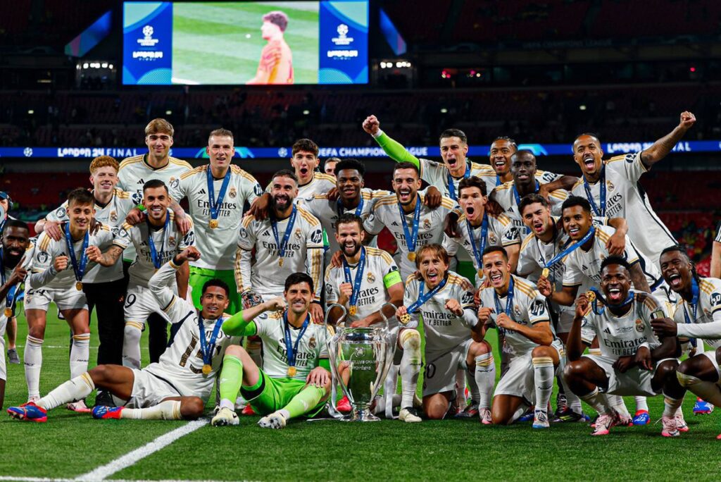 Real Madrid campeão da Champions 2023/24