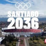 Arte da candidatura Santiago 2036, no Chile