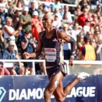Velocista Alison dos Santos em prova da Diamond League 2024 em Estocolmo