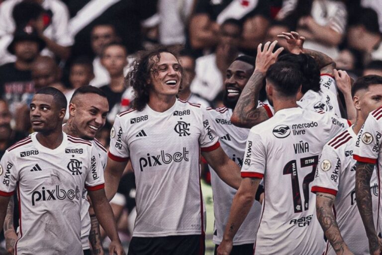 <p>Flamengo aplicou goleada histórica no Vasco. Foto: Reprodução/CRF</p>
