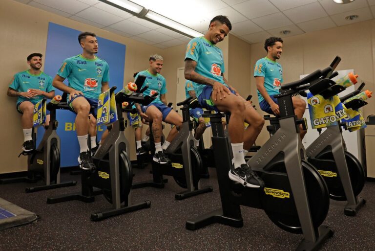 <p>Seleção Brasileira em treino nos EUA. Foto: Rafael Ribeiro/CBF</p>
