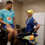 Danilo já está treinando na preparação para a Copa América. Foto: Rafael Ribeiro/CBF