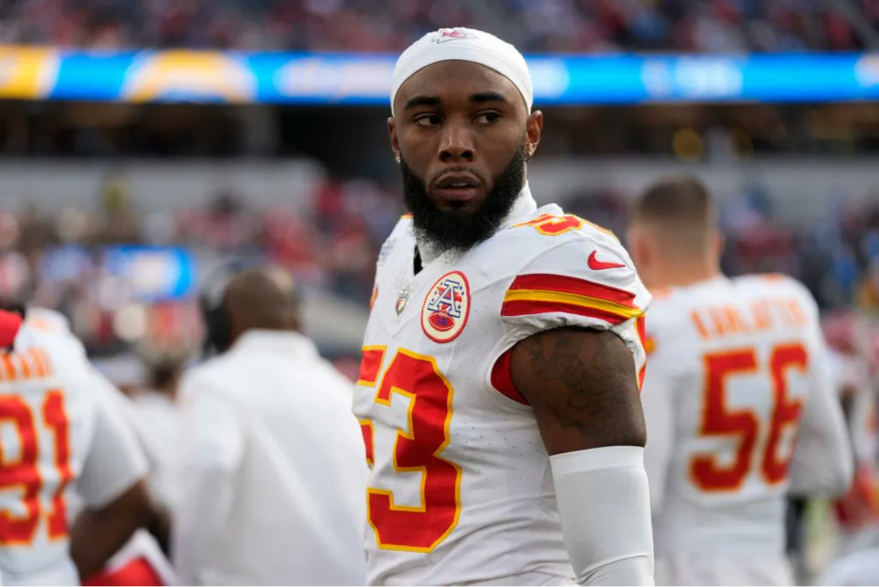 BJ Thompson, defensive end do Kansas City Chiefs (Foto: Reprodução)