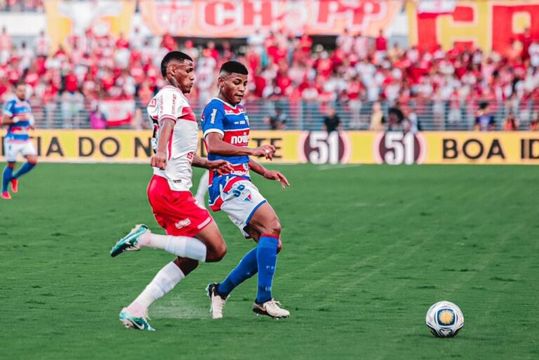 <p>Fortaleza venceu o CRB nos pênaltis e faturou título da Copa do Nordeste (Foto: Mateus Lotif/FEC)</p>
