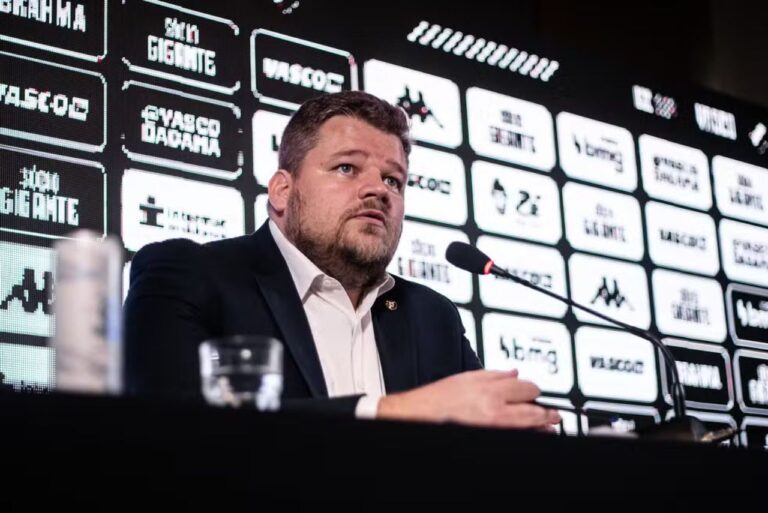 <p>Lúcio Barbosa deixou o cargo de CEO no Vasco (Foto: Leandro Amorim/CRVG)</p>