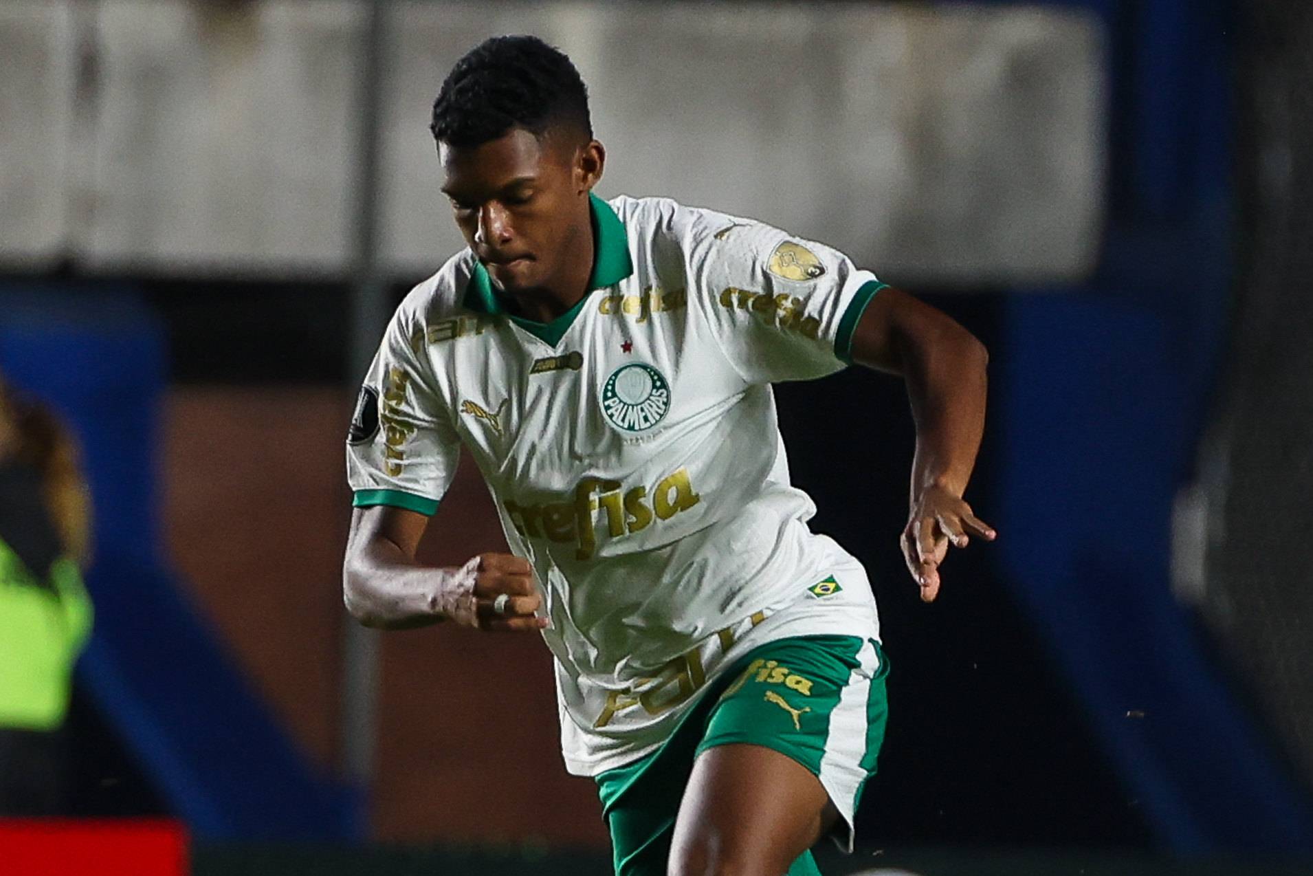 Luis Guilherme não joga mais pelo Palmeiras. Foto: Fabio Menotti/Palmeiras