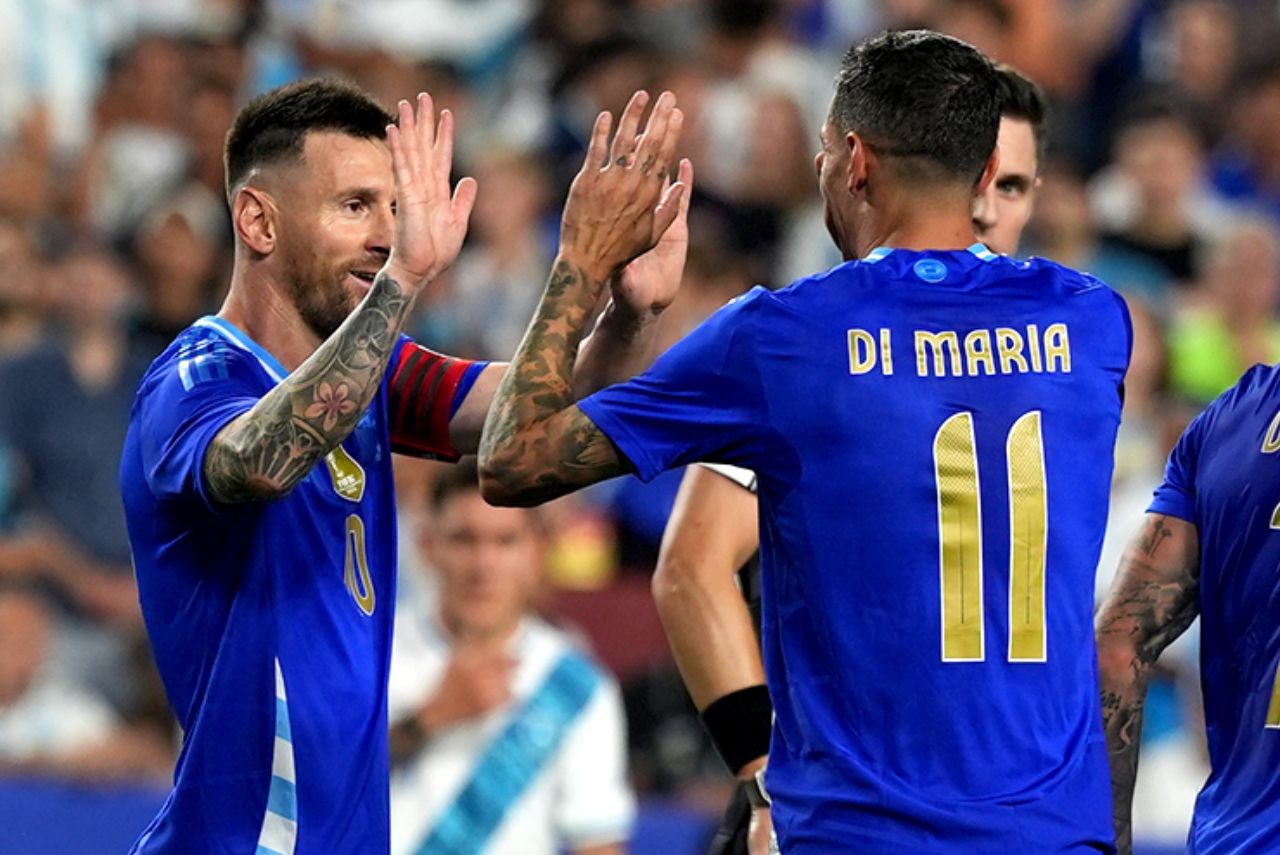 Messi se destacou em vitória da Argentina