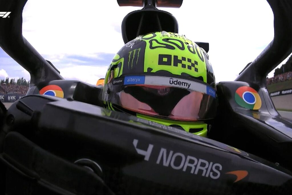 Lando Norris faz a pole position do GP da Espanha de F1