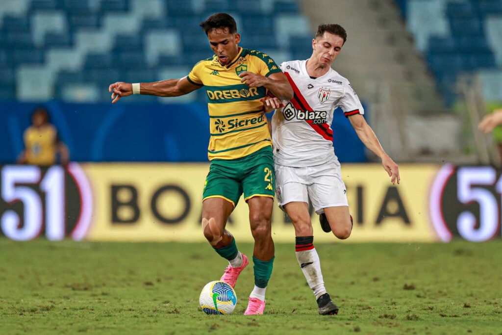O Cuiabá e o Atlético-GO saíram de campo sem balançar as redes. Foto: Ascom Dourado