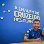 Matheus Henrique assinou com o clube nesta terça-feira (25). Foto: Reprodução/X