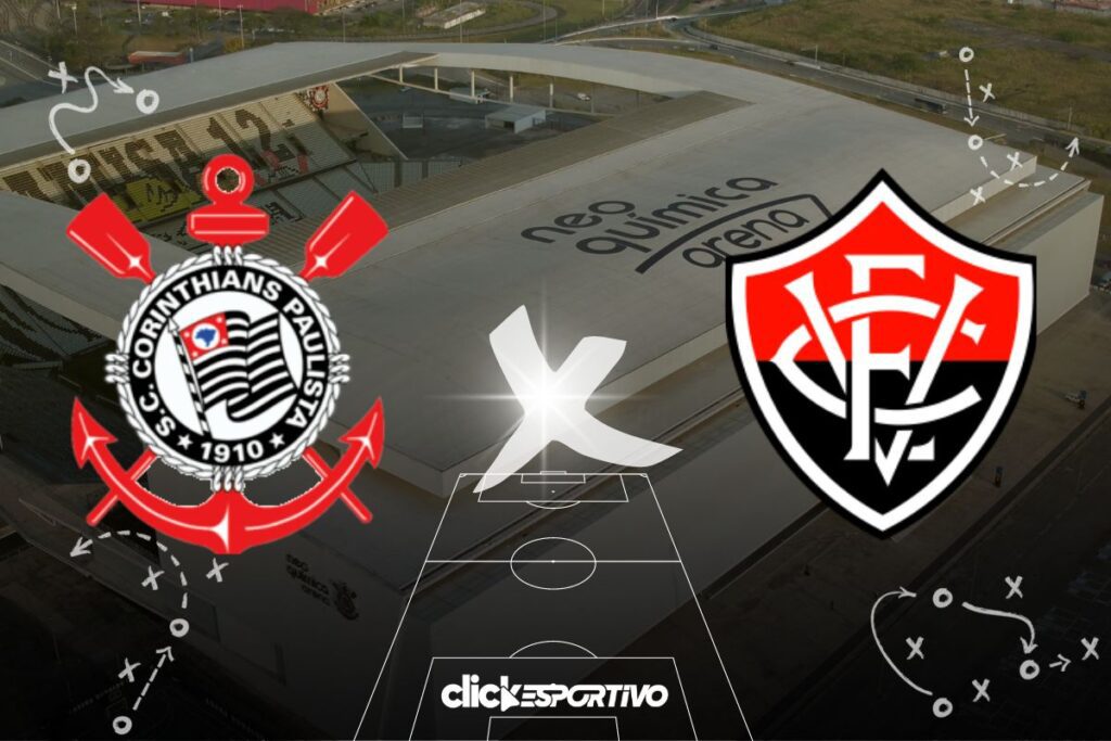 Corinthians x Vitória: onde assistir, horário, escalações e estatísticas