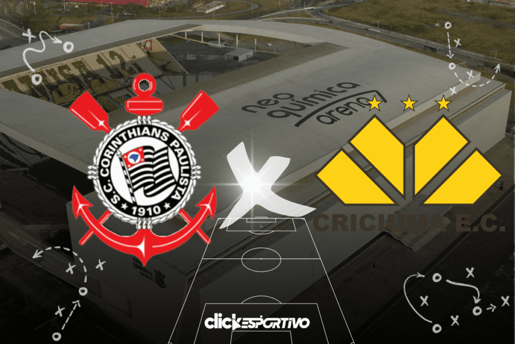 Corinthians x Criciúma: onde assistir, horário, escalações e estatísticas