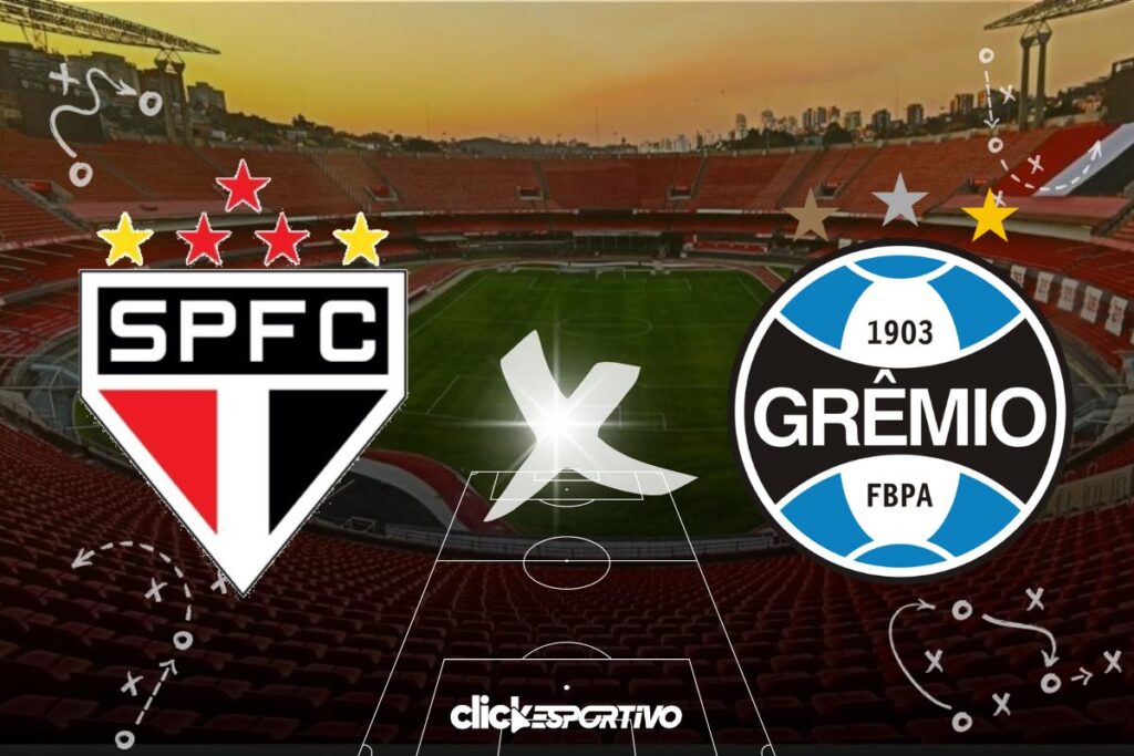 São Paulo x Grêmio: onde assistir, horário, escalações e estatísticas