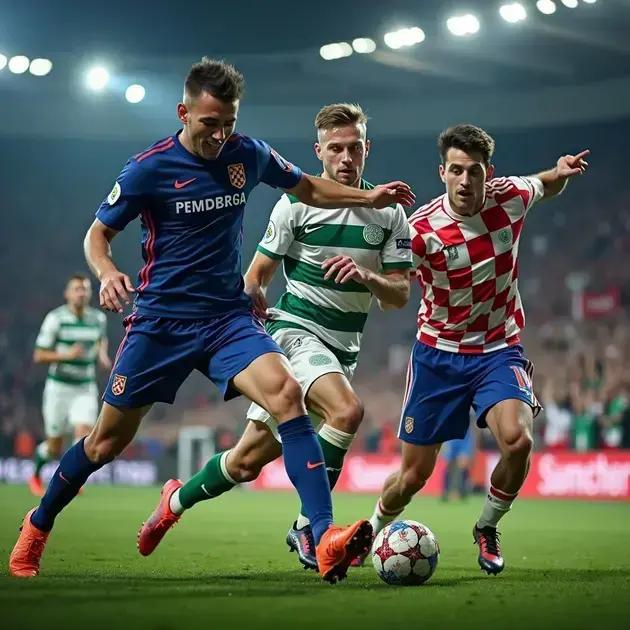 <p>0 a 0: Dinamo Zagreb e Celtic em jogo sem gols</p>
