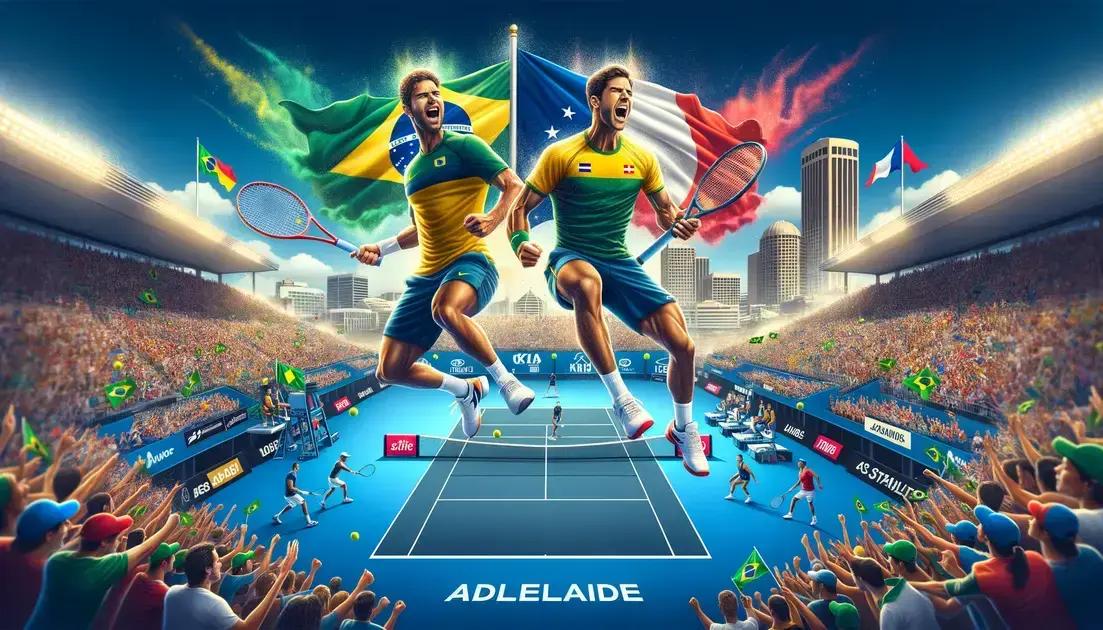 Melo e Matos: Duplas no ATP de Adelaide