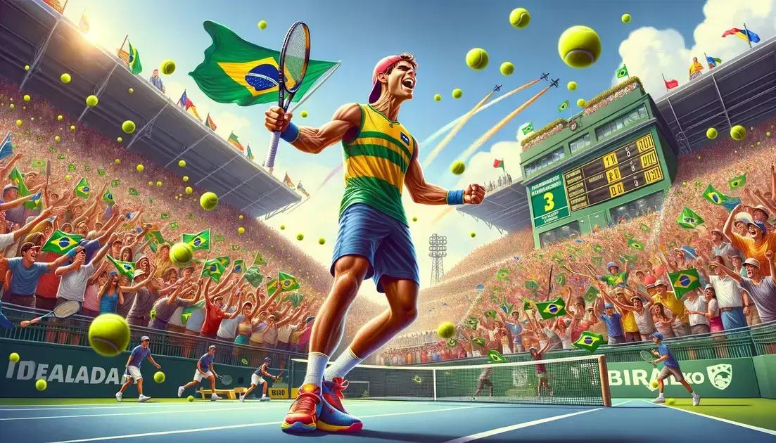 Como foi o terceiro set