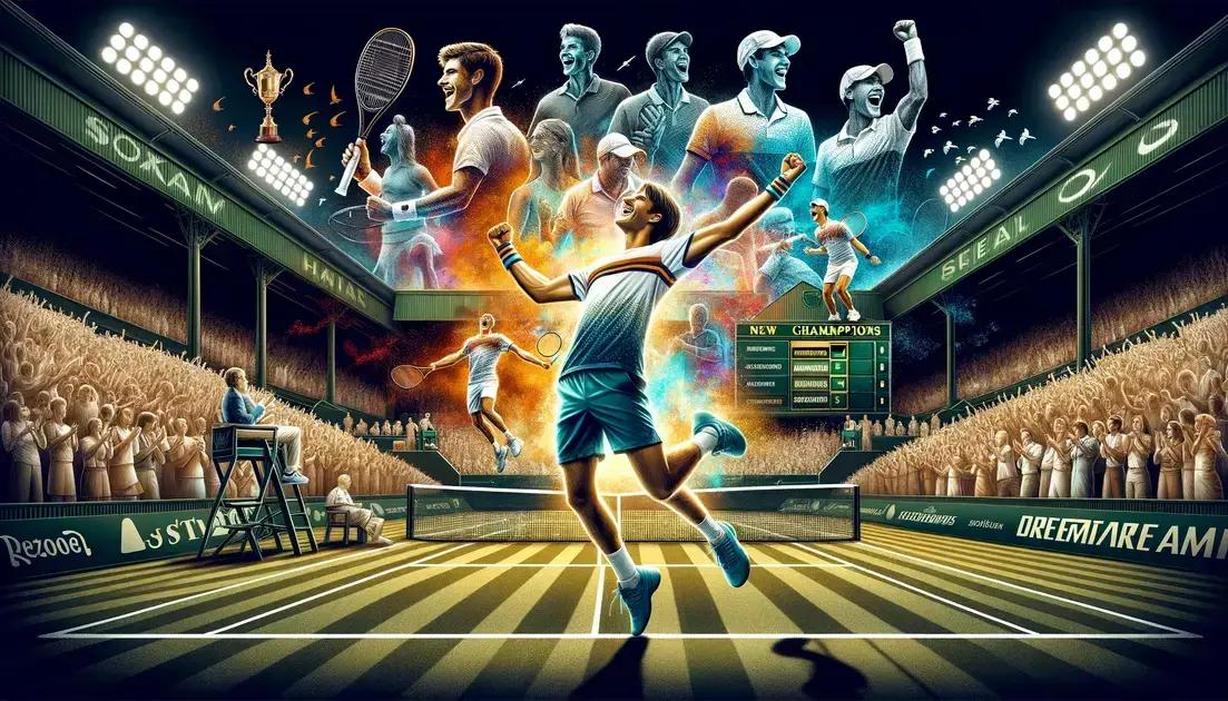 Comparação com lendas do tênis Comparação com lendas do tênis