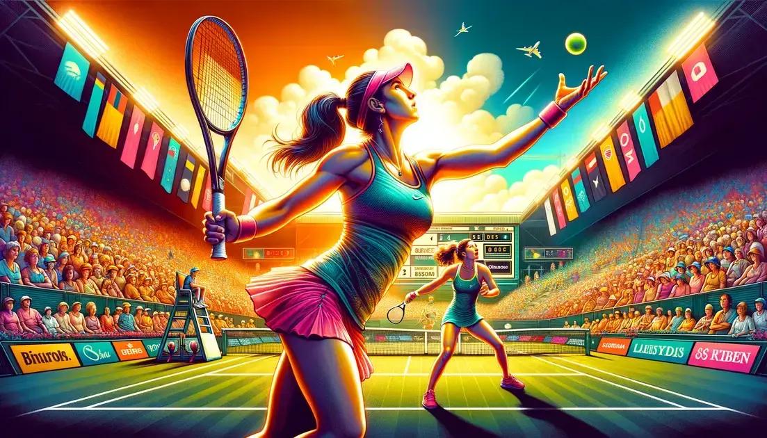 A rivalidade com Aryna Sabalenka