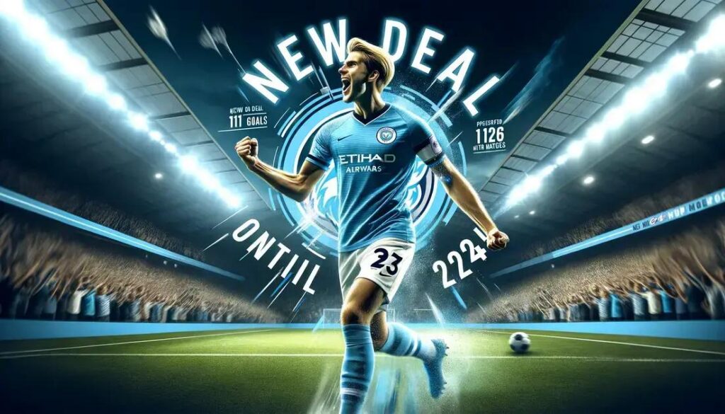 Haaland Assina Novo Contrato com o Manchester City até 2034