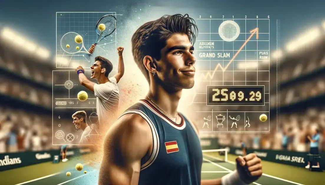 Desempenho de Alcaraz Desempenho de Alcaraz