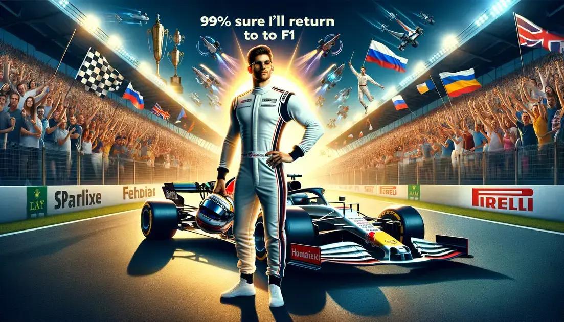 Confiança em um retorno à F1 Confiança em um retorno à F1