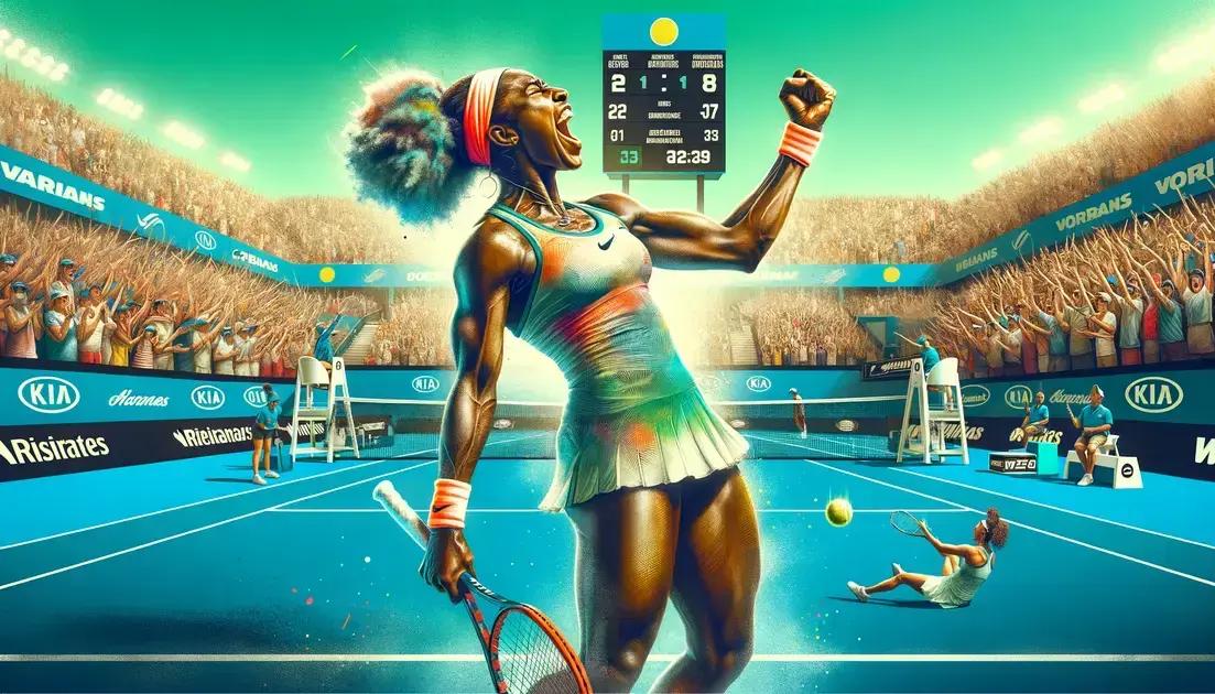 Desempenho de Madison Keys Desempenho de Madison Keys