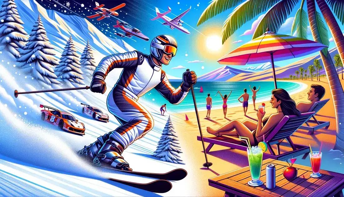 Como os Pilotos da F1 Aproveitaram as Férias: Da Neve ao Deserto