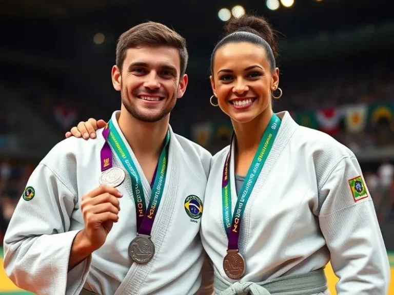 <p>Daniel Cargnin e Rafaela Silva brilham no Grand Slam de Baku, conquistando medalhas de prata para o Brasil.</p>
