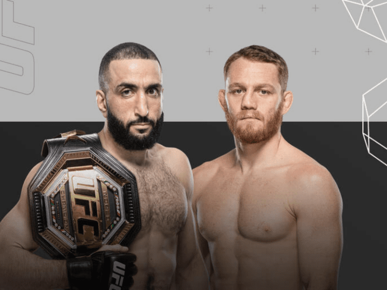 <p>O confronto explosivo entre Belal Muhammad e Jack Della Maddalena no UFC 315. -Foto: UFC</p>