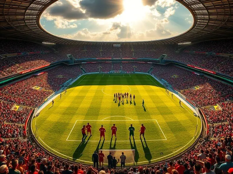 Imagem ultrarrealista do clássico Flamengo e Fluminense no Maracanã durante as semifinais do Campeonato Carioca 2024.