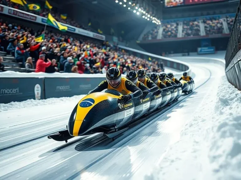 <p>Equipe brasileira faz história no Mundial de Bobsled.</p>
