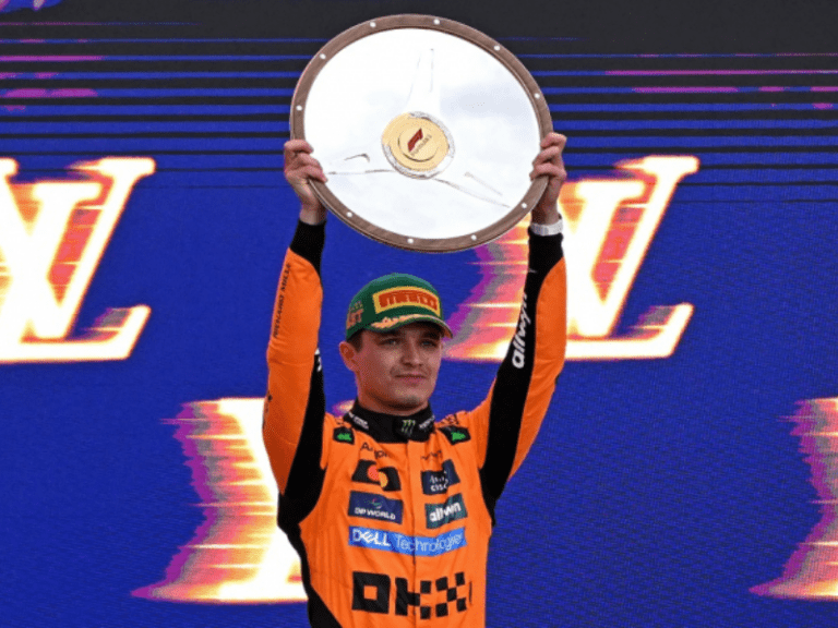 <p>Lando Norris conquista sua primeira vitória na Fórmula 1 em Melbourne, em meio a um Grande Prêmio caótico e emocionante. -Foto: Jovem Pan</p>