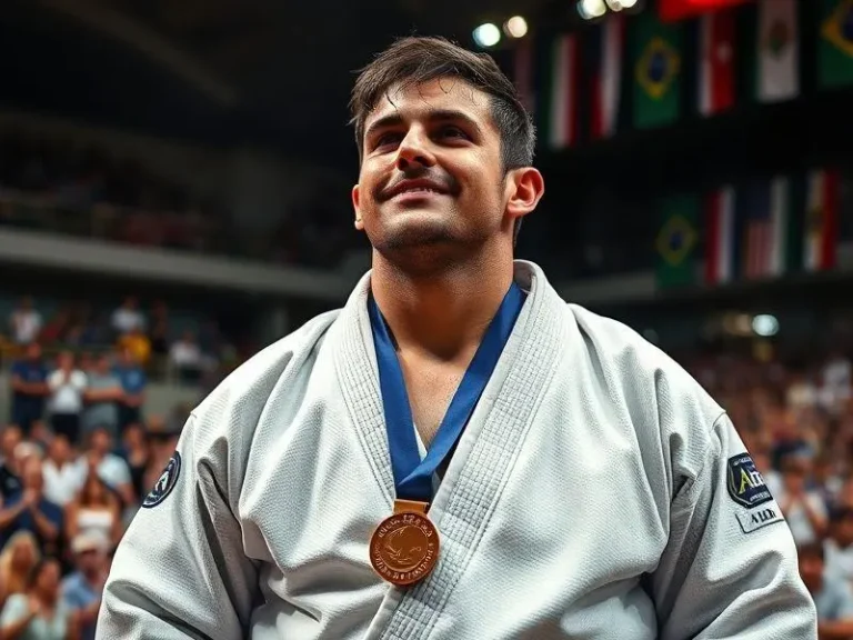 <p>Judoca Rafael Macedo conquista bronze no Grand Slam de Tbilisi.</p>