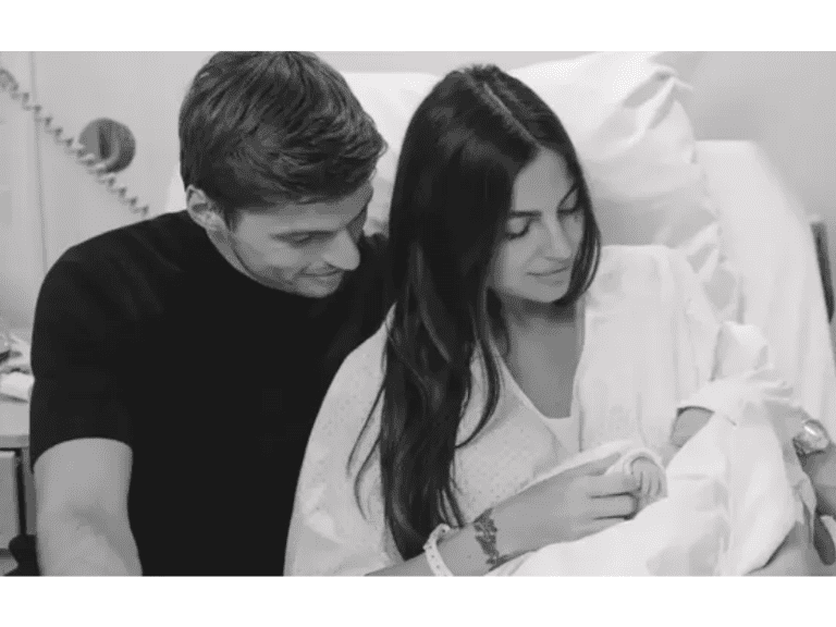<p>Max Verstappen e Kelly Piquet celebram a chegada de Lily, o maior presente.</p>