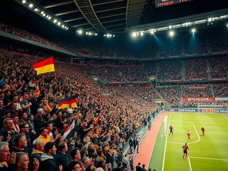 <p>Emoção e cores da torcida alemã em jogo decisivo.</p>