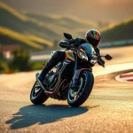 Moto Triumph Daytona 660 competindo na Moto1000GP em Curvelo, Minas Gerais.